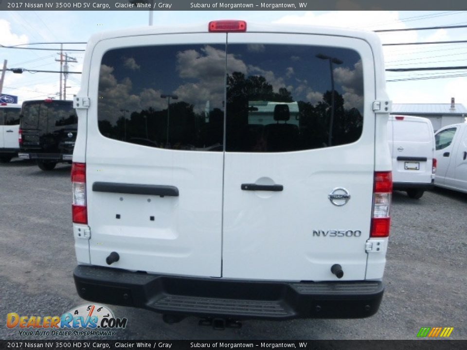 2017 Nissan NV 3500 HD SV Cargo Glacier White / Gray Photo #4