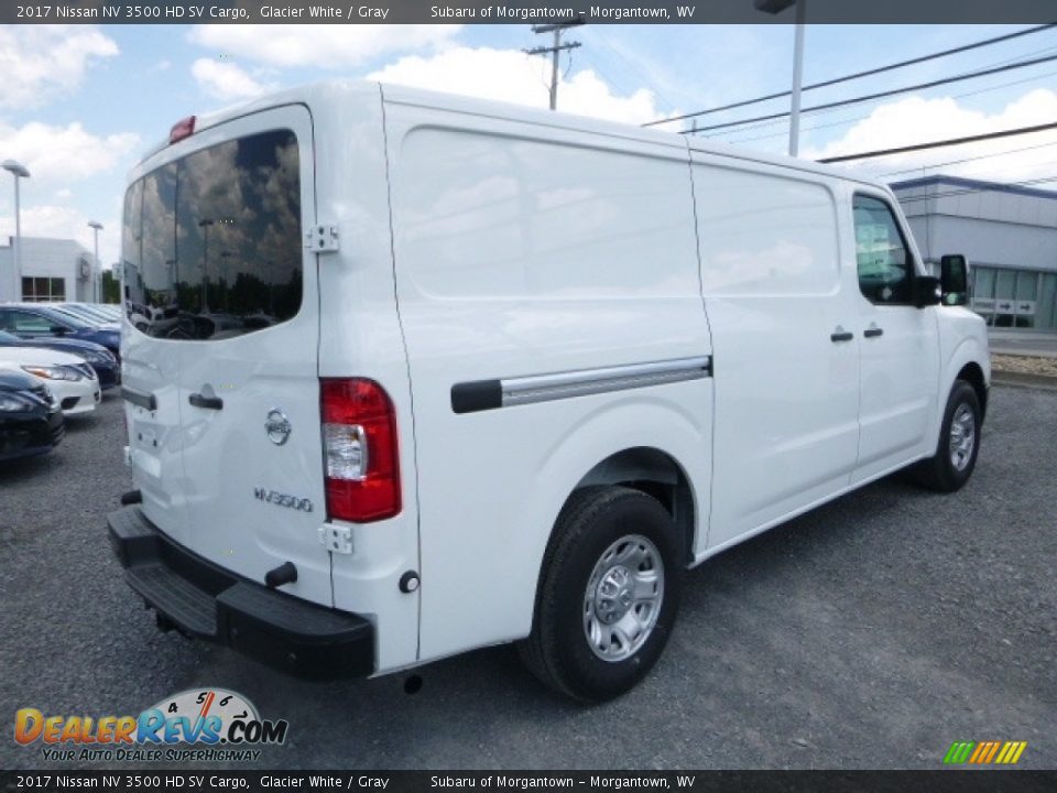 2017 Nissan NV 3500 HD SV Cargo Glacier White / Gray Photo #5