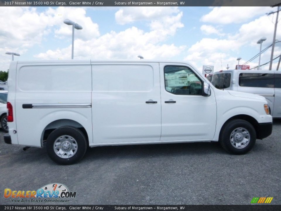 2017 Nissan NV 3500 HD SV Cargo Glacier White / Gray Photo #6
