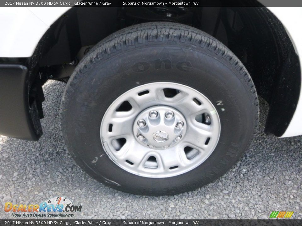 2017 Nissan NV 3500 HD SV Cargo Glacier White / Gray Photo #12