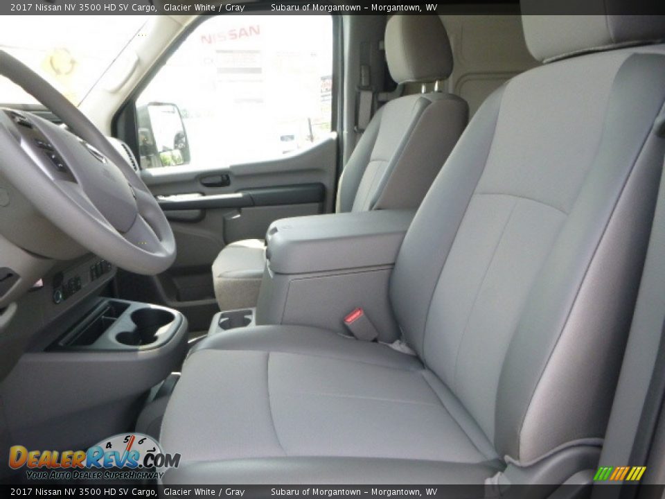 2017 Nissan NV 3500 HD SV Cargo Glacier White / Gray Photo #14