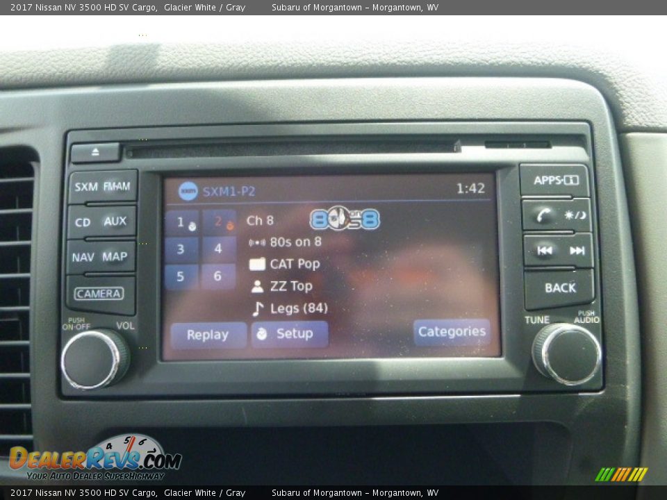 2017 Nissan NV 3500 HD SV Cargo Glacier White / Gray Photo #17