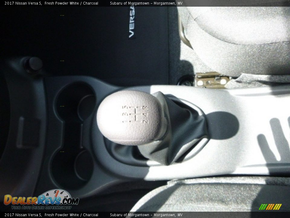 2017 Nissan Versa S Fresh Powder White / Charcoal Photo #19