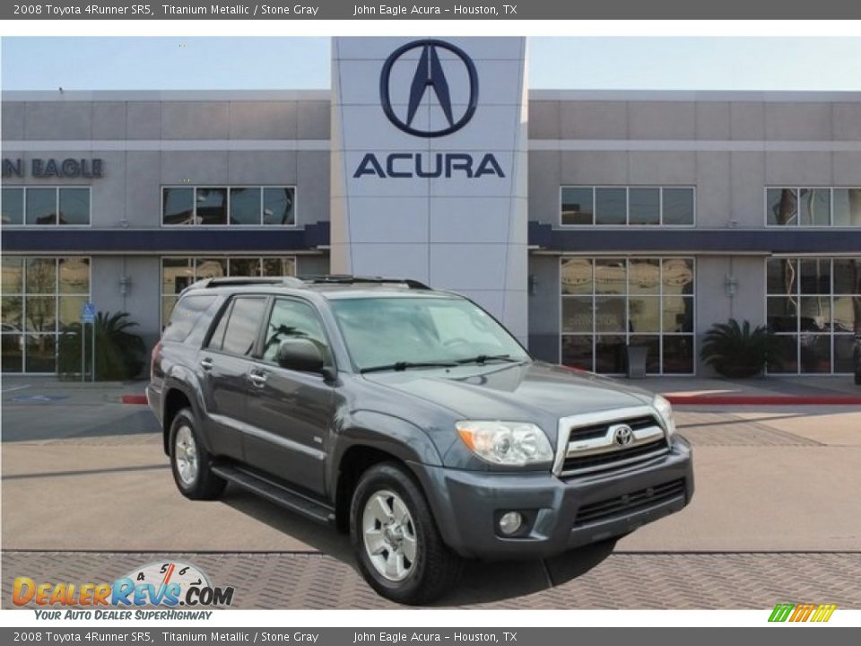 2008 Toyota 4Runner SR5 Titanium Metallic / Stone Gray Photo #1