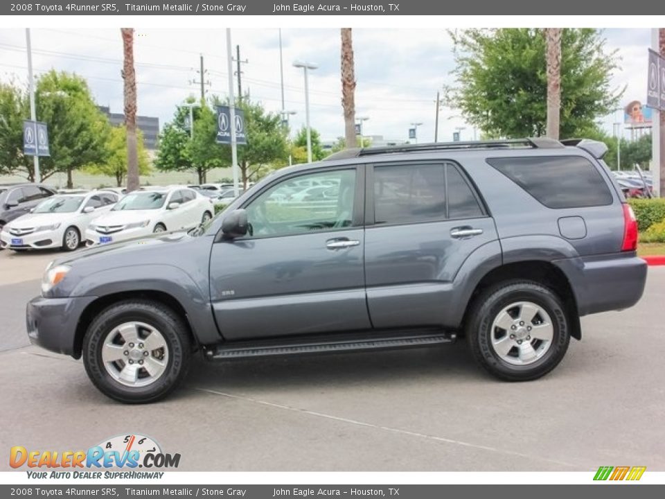 2008 Toyota 4Runner SR5 Titanium Metallic / Stone Gray Photo #4