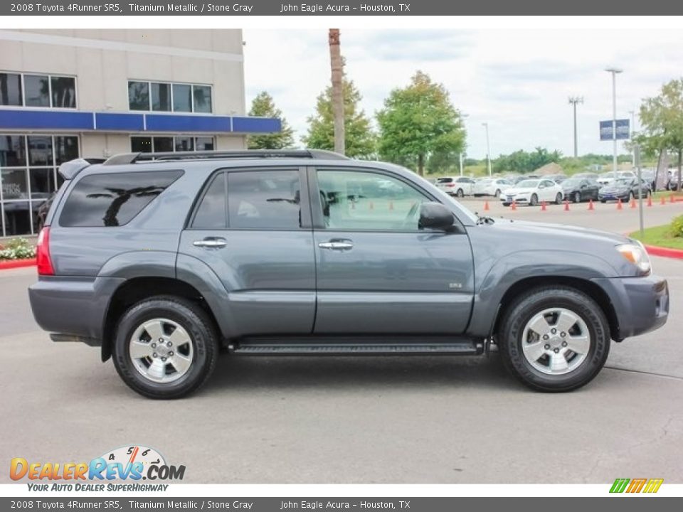 2008 Toyota 4Runner SR5 Titanium Metallic / Stone Gray Photo #8