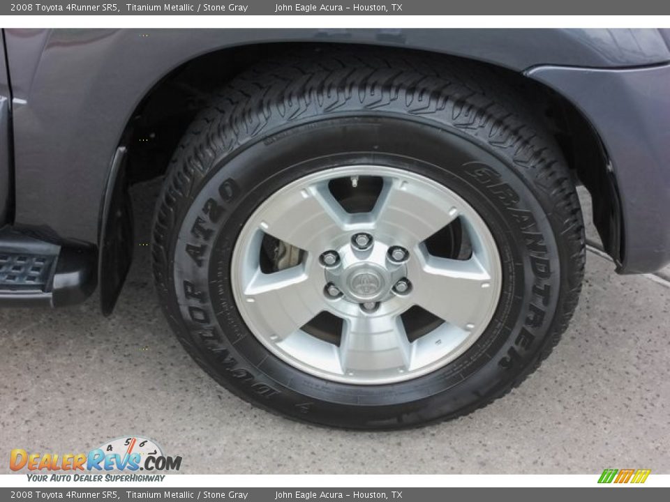 2008 Toyota 4Runner SR5 Titanium Metallic / Stone Gray Photo #11
