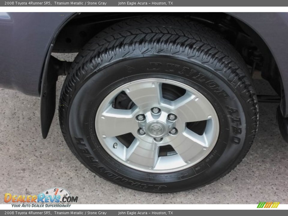 2008 Toyota 4Runner SR5 Titanium Metallic / Stone Gray Photo #12