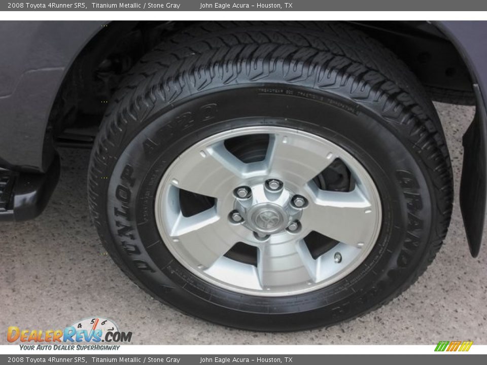 2008 Toyota 4Runner SR5 Titanium Metallic / Stone Gray Photo #13