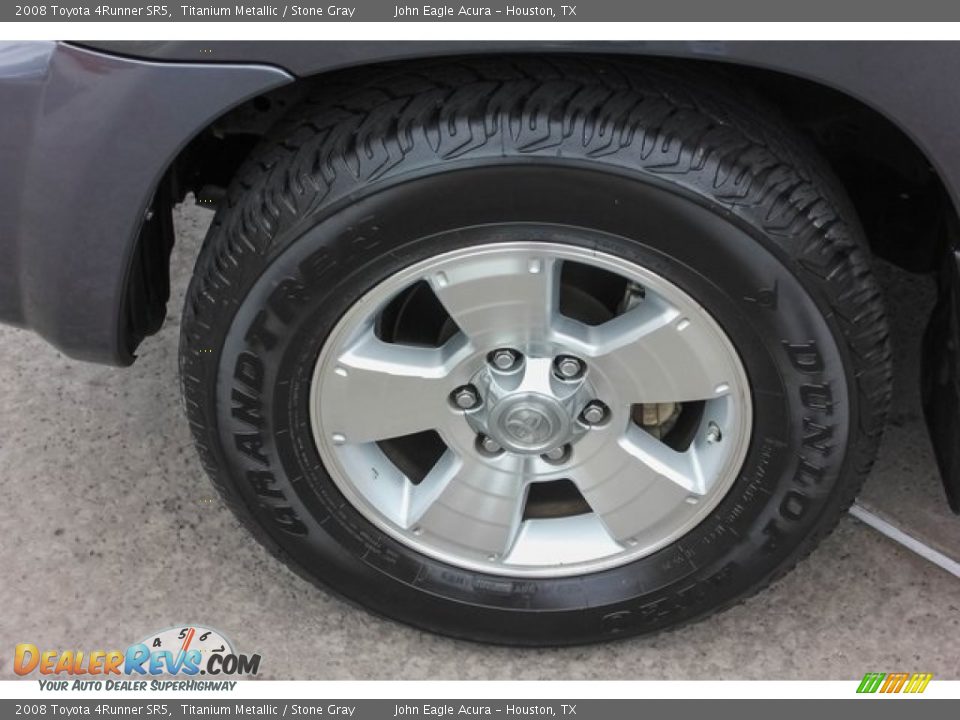 2008 Toyota 4Runner SR5 Titanium Metallic / Stone Gray Photo #14