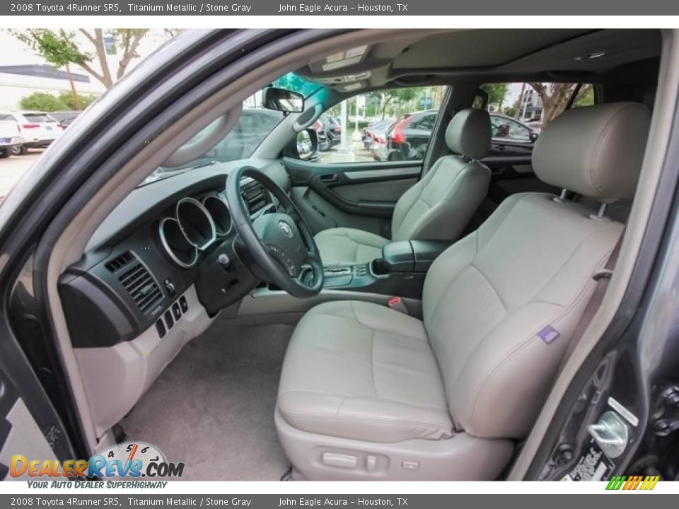2008 Toyota 4Runner SR5 Titanium Metallic / Stone Gray Photo #18