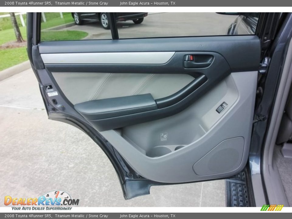 2008 Toyota 4Runner SR5 Titanium Metallic / Stone Gray Photo #19