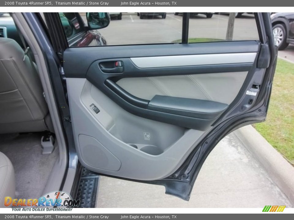 2008 Toyota 4Runner SR5 Titanium Metallic / Stone Gray Photo #22
