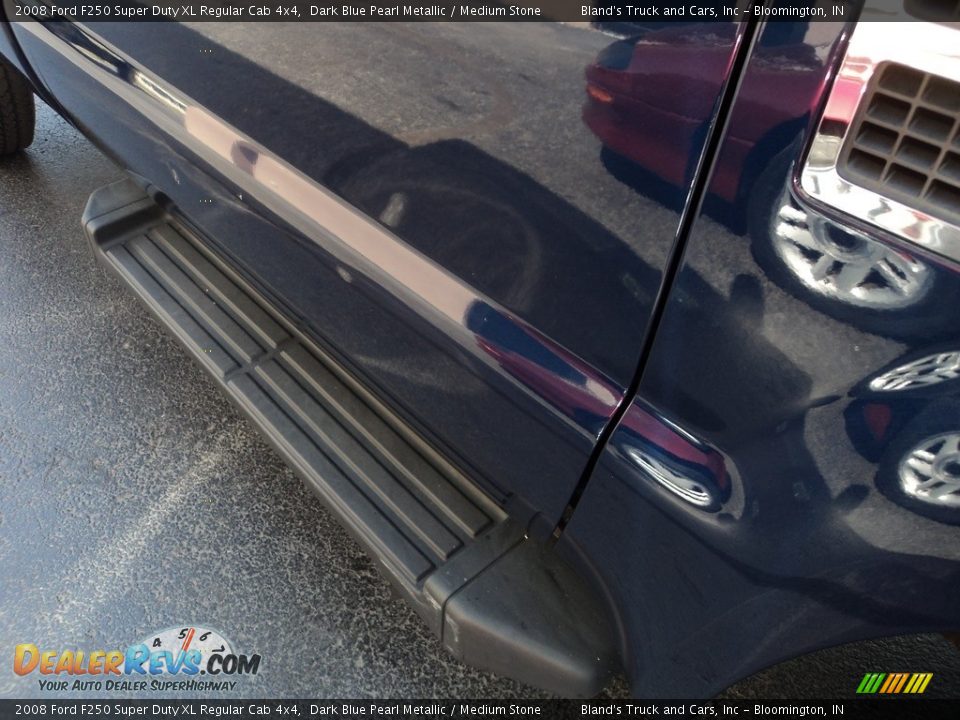 2008 Ford F250 Super Duty XL Regular Cab 4x4 Dark Blue Pearl Metallic / Medium Stone Photo #19