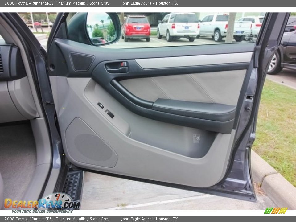 2008 Toyota 4Runner SR5 Titanium Metallic / Stone Gray Photo #24