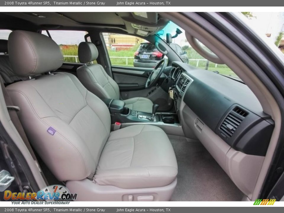 2008 Toyota 4Runner SR5 Titanium Metallic / Stone Gray Photo #25