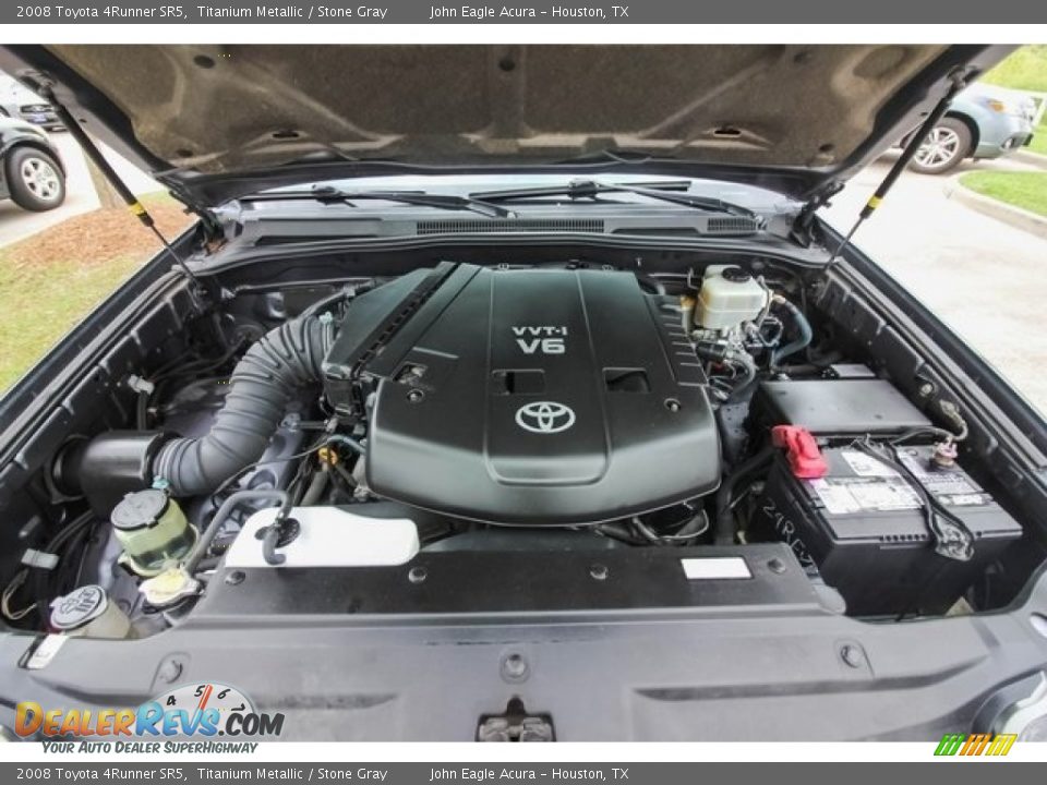 2008 Toyota 4Runner SR5 Titanium Metallic / Stone Gray Photo #26