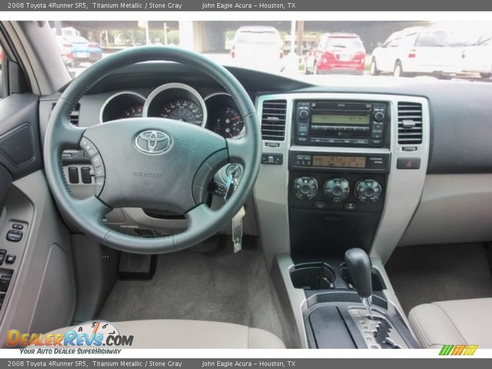 2008 Toyota 4Runner SR5 Titanium Metallic / Stone Gray Photo #27