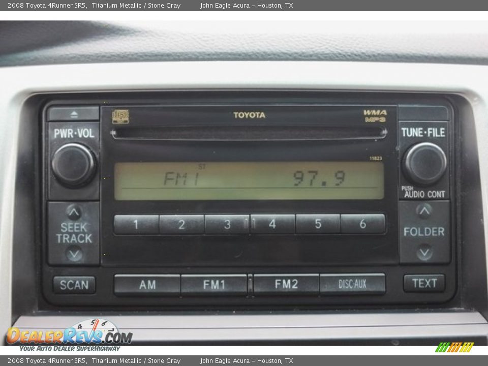 2008 Toyota 4Runner SR5 Titanium Metallic / Stone Gray Photo #30