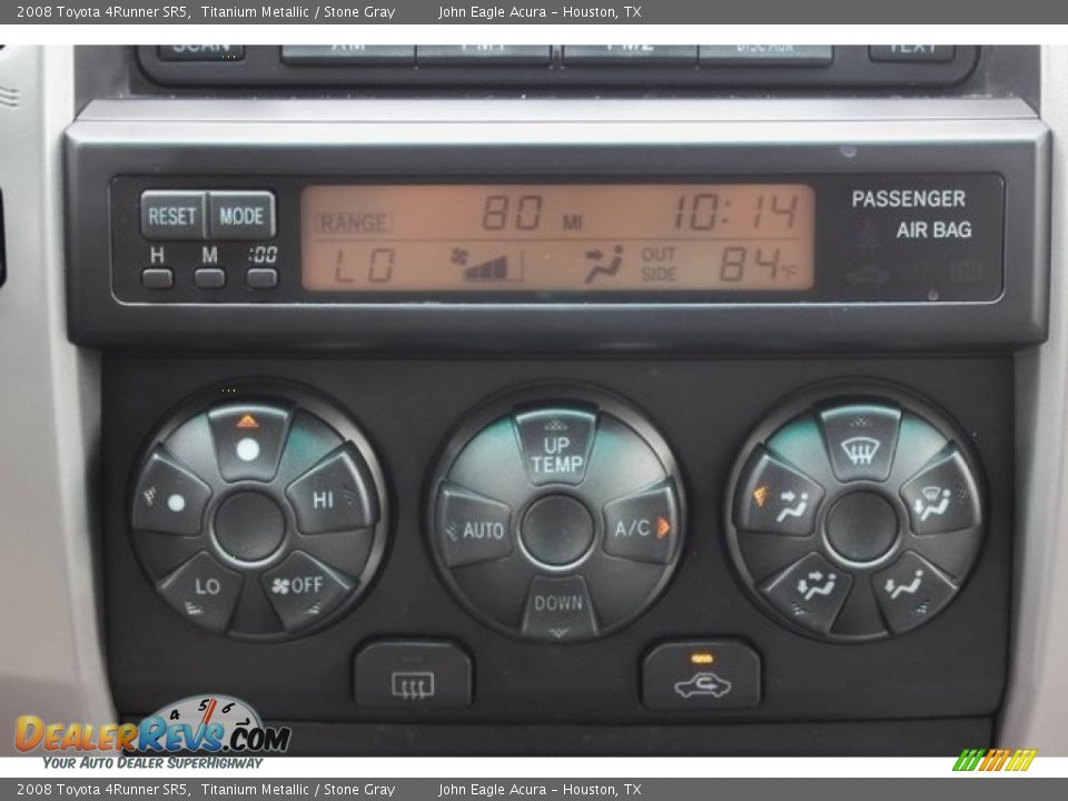 2008 Toyota 4Runner SR5 Titanium Metallic / Stone Gray Photo #31