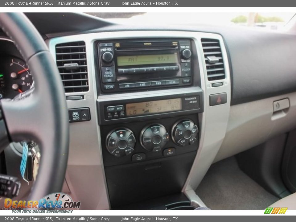 2008 Toyota 4Runner SR5 Titanium Metallic / Stone Gray Photo #34