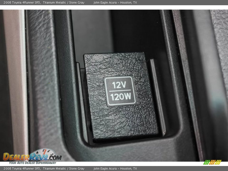 2008 Toyota 4Runner SR5 Titanium Metallic / Stone Gray Photo #35