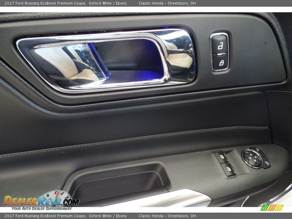 2017 Ford Mustang EcoBoost Premium Coupe Oxford White / Ebony Photo #16
