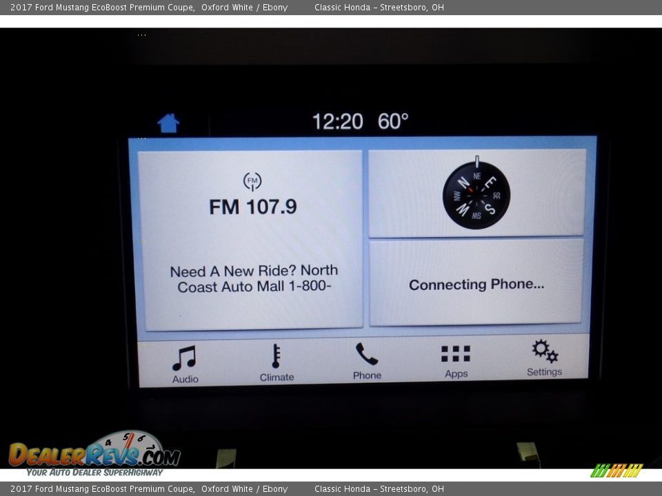 2017 Ford Mustang EcoBoost Premium Coupe Oxford White / Ebony Photo #21