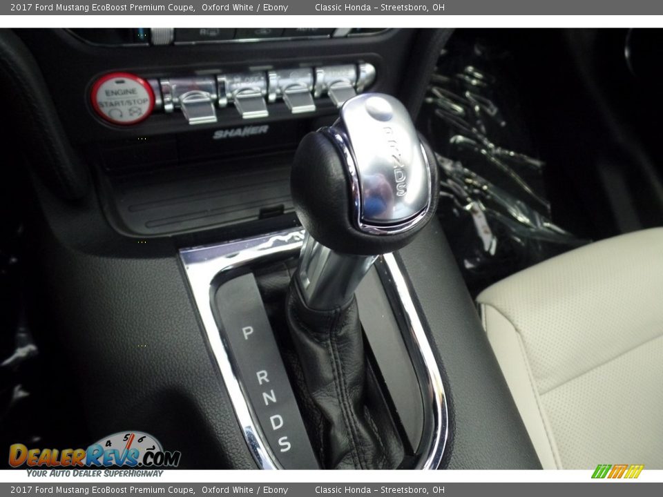 2017 Ford Mustang EcoBoost Premium Coupe Oxford White / Ebony Photo #23