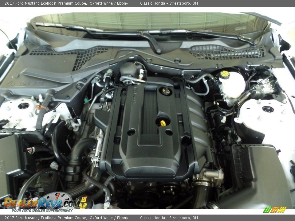 2017 Ford Mustang EcoBoost Premium Coupe Oxford White / Ebony Photo #26