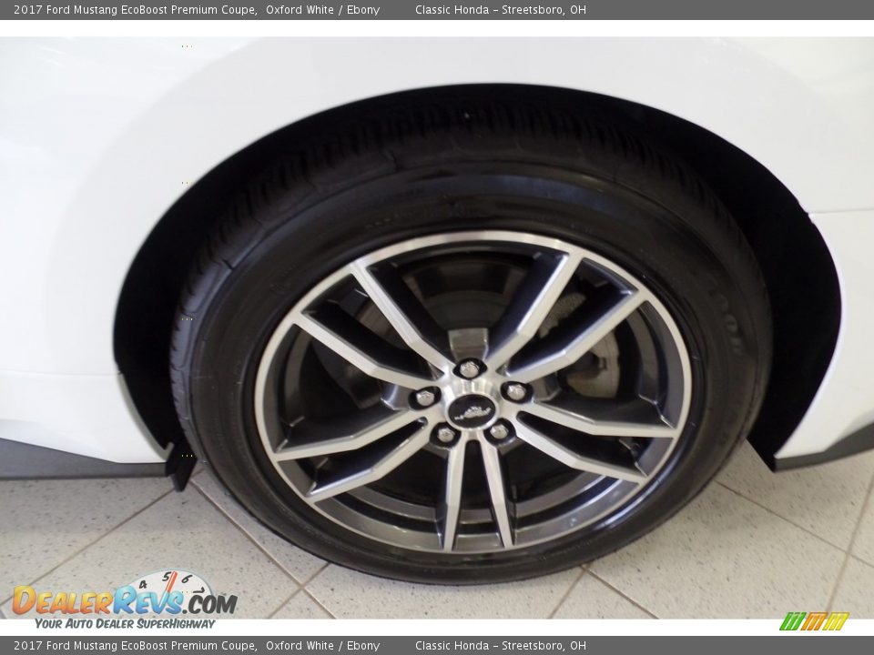 2017 Ford Mustang EcoBoost Premium Coupe Oxford White / Ebony Photo #28