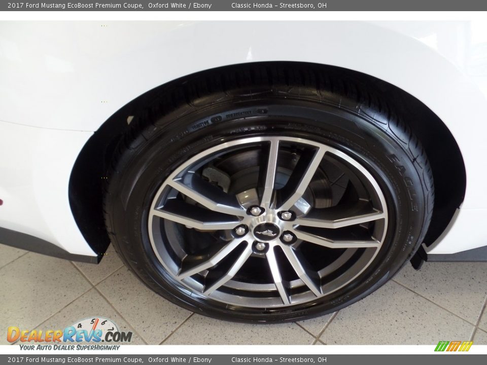 2017 Ford Mustang EcoBoost Premium Coupe Oxford White / Ebony Photo #29