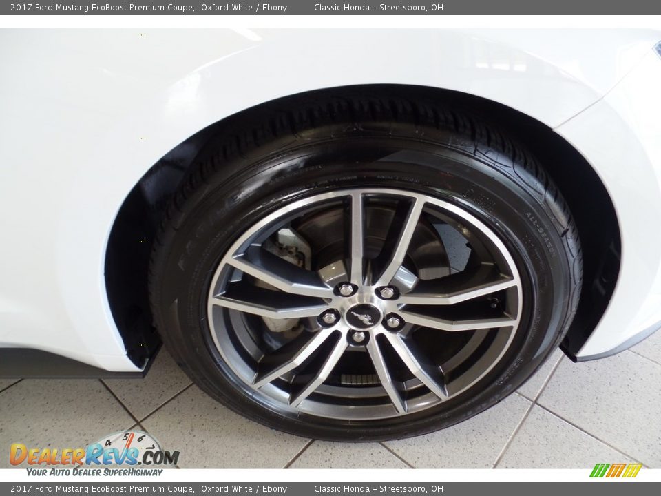 2017 Ford Mustang EcoBoost Premium Coupe Oxford White / Ebony Photo #30