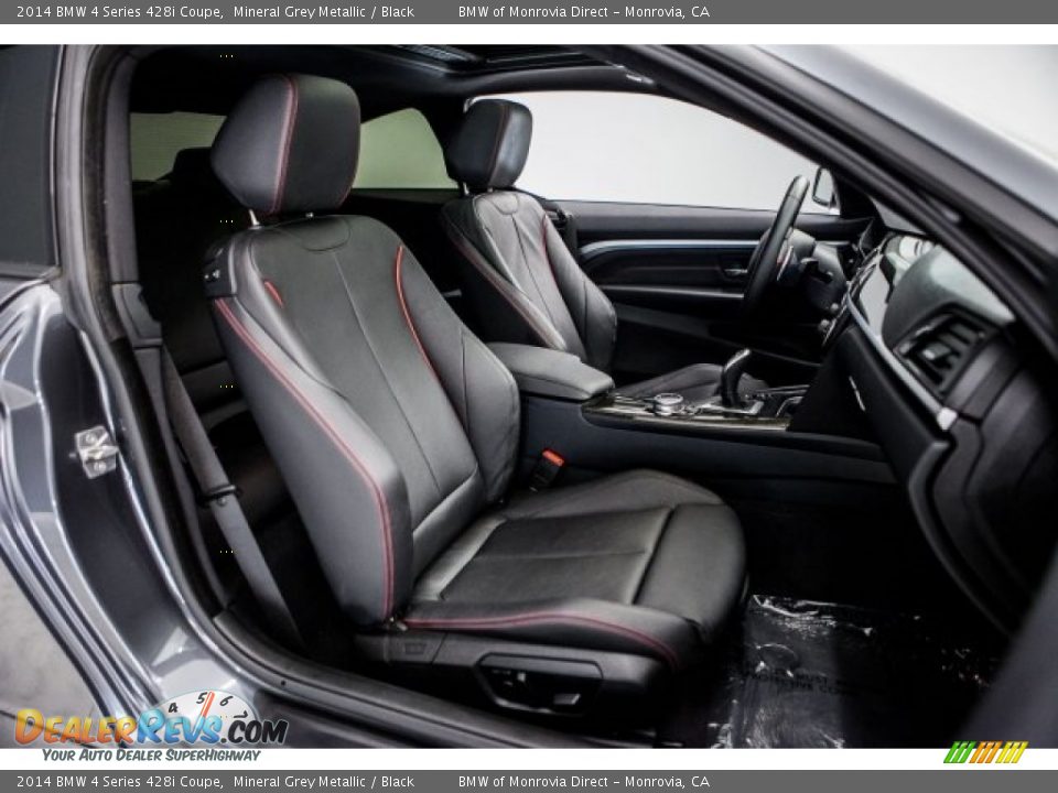 2014 BMW 4 Series 428i Coupe Mineral Grey Metallic / Black Photo #6