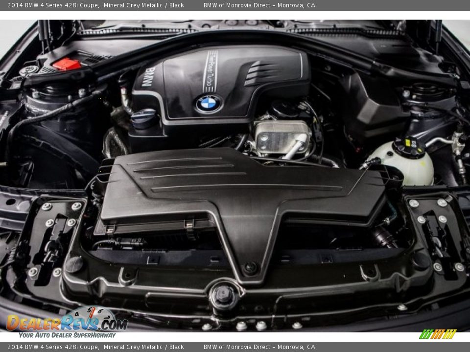 2014 BMW 4 Series 428i Coupe Mineral Grey Metallic / Black Photo #9
