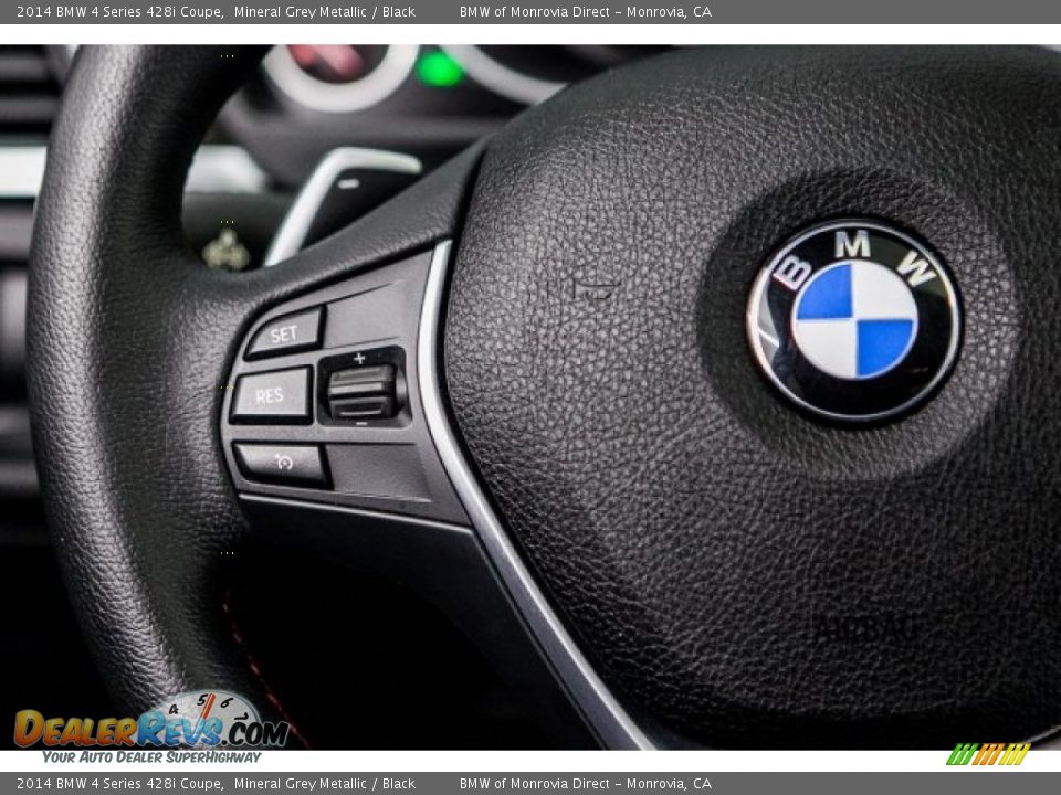 2014 BMW 4 Series 428i Coupe Mineral Grey Metallic / Black Photo #17