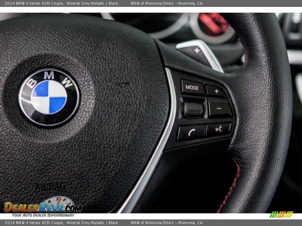 2014 BMW 4 Series 428i Coupe Mineral Grey Metallic / Black Photo #18