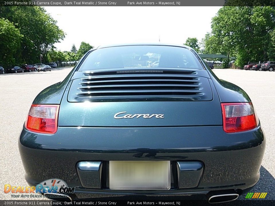 2005 Porsche 911 Carrera Coupe Dark Teal Metallic / Stone Grey Photo #4