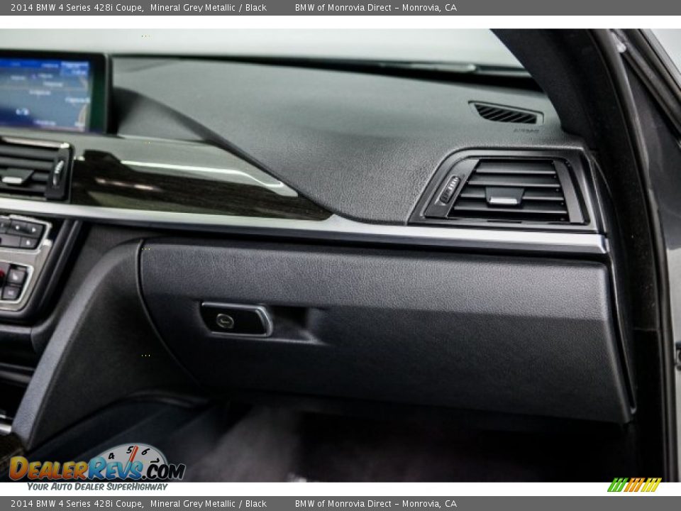 2014 BMW 4 Series 428i Coupe Mineral Grey Metallic / Black Photo #24