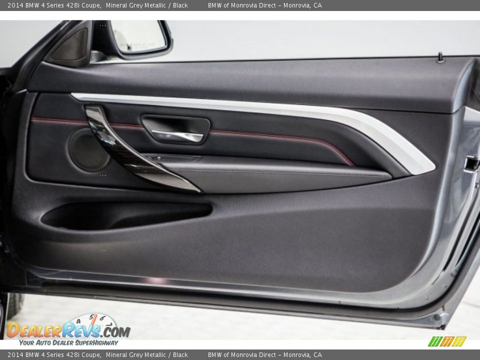 2014 BMW 4 Series 428i Coupe Mineral Grey Metallic / Black Photo #26