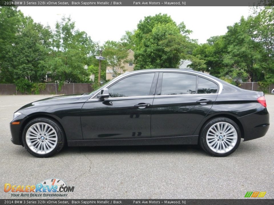 2014 BMW 3 Series 328i xDrive Sedan Black Sapphire Metallic / Black Photo #2