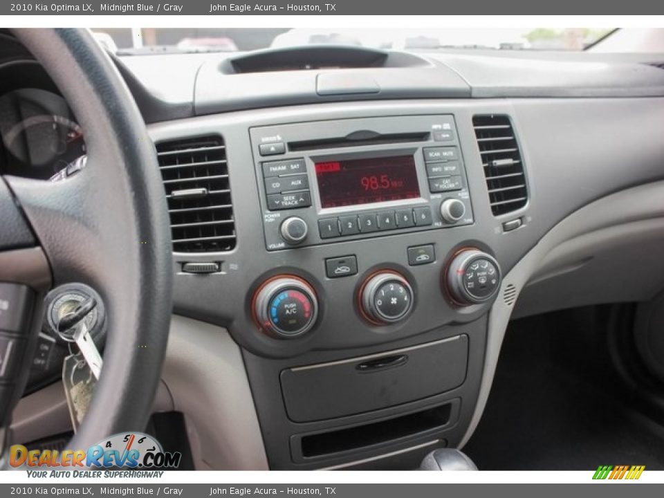 2010 Kia Optima LX Midnight Blue / Gray Photo #34