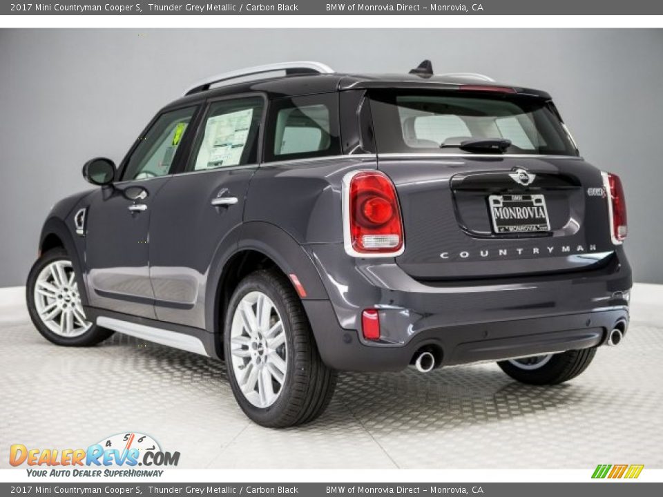 2017 Mini Countryman Cooper S Thunder Grey Metallic / Carbon Black Photo #3