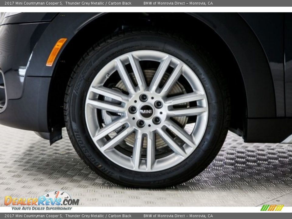 2017 Mini Countryman Cooper S Thunder Grey Metallic / Carbon Black Photo #9
