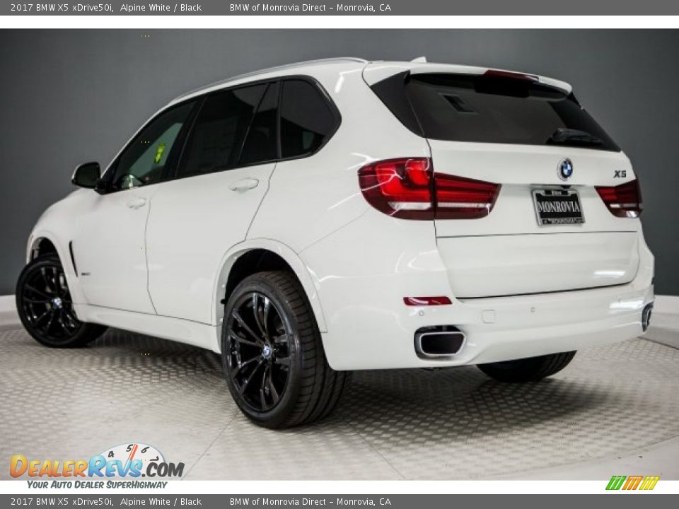 2017 BMW X5 xDrive50i Alpine White / Black Photo #3