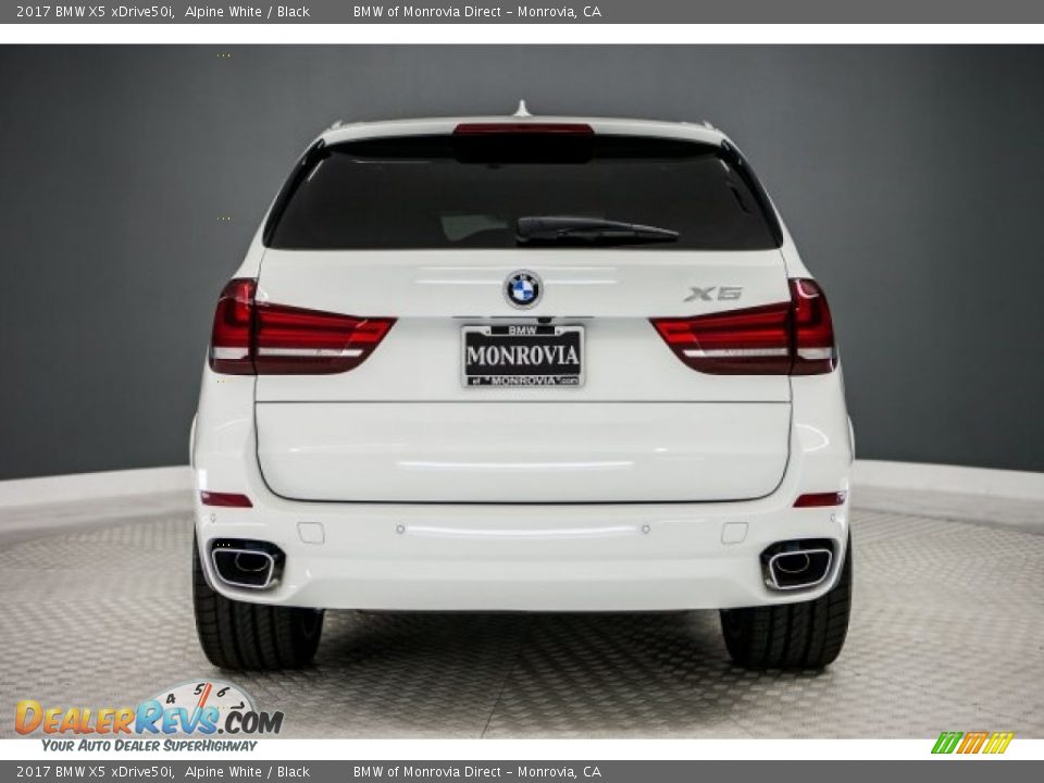 2017 BMW X5 xDrive50i Alpine White / Black Photo #4