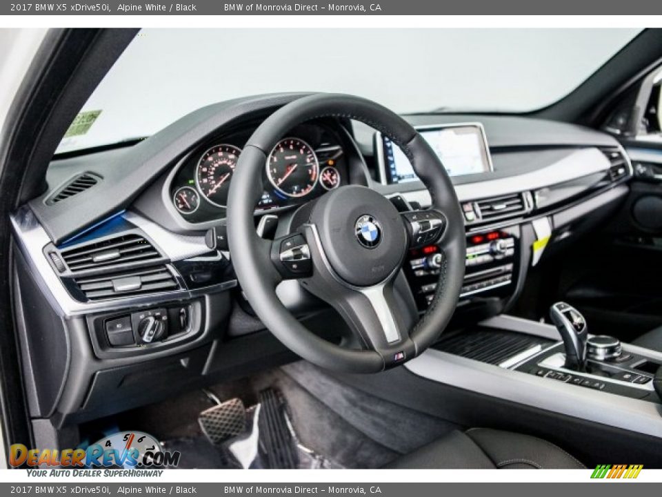 2017 BMW X5 xDrive50i Alpine White / Black Photo #5