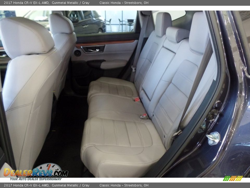 2017 Honda CR-V EX-L AWD Gunmetal Metallic / Gray Photo #9