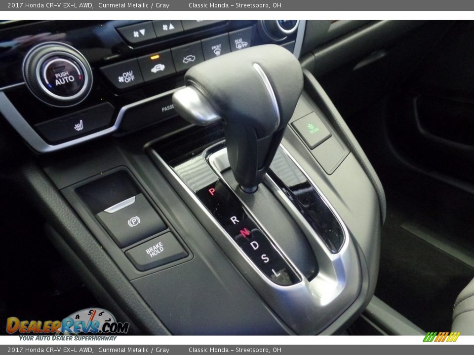 2017 Honda CR-V EX-L AWD Gunmetal Metallic / Gray Photo #11
