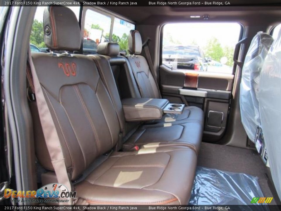 Rear Seat of 2017 Ford F150 King Ranch SuperCrew 4x4 Photo #14